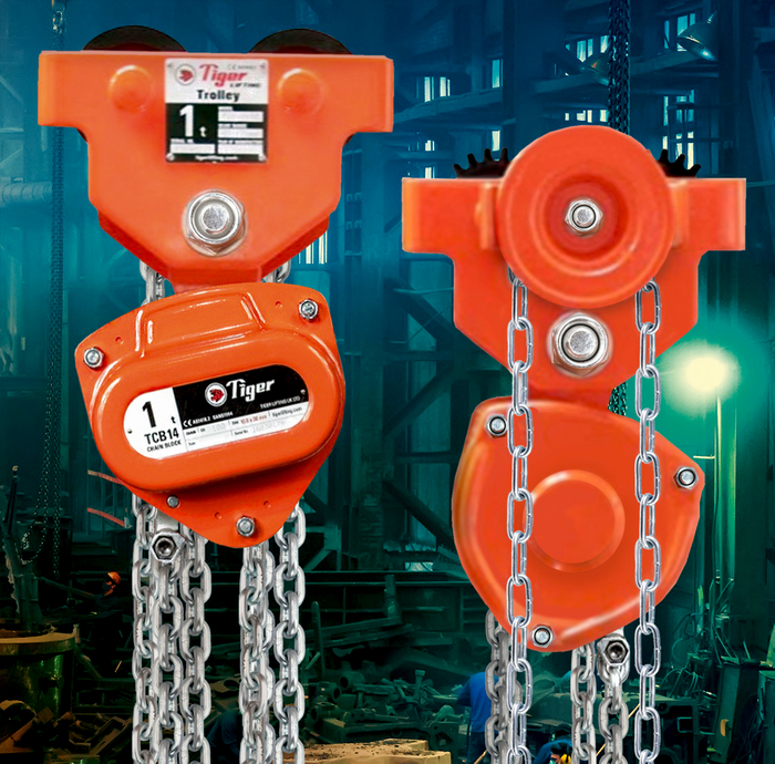 Modell CCBT Fahrwerk 1t- Flaschenzug-Kombination